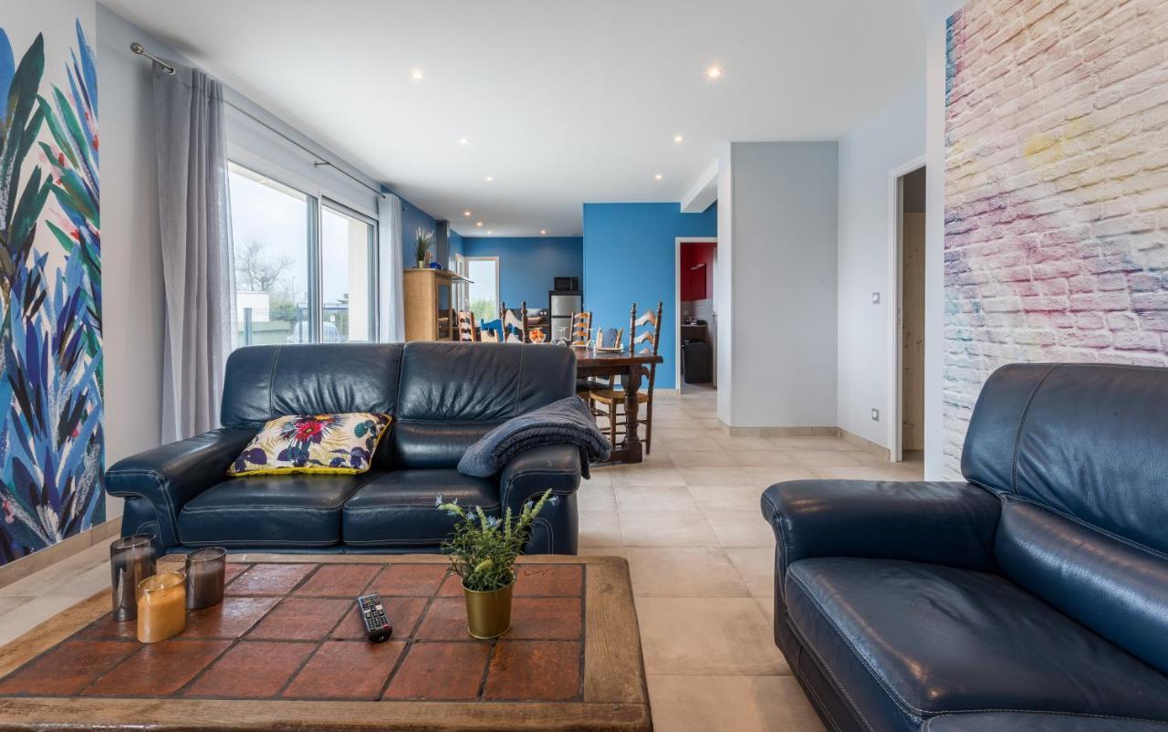 Saint-Côme-de-Fresné La Proue - Appt Avec Terrasse A Moins De 100M De La Plage מראה חיצוני תמונה
